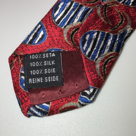 Raffaello 100% Silk Neck Tie Length 58” Width 4” - Picture 3 of 3
